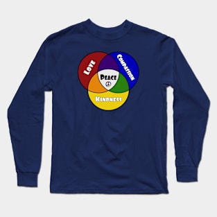 peace venn Long Sleeve T-Shirt